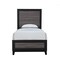 Global Furniture Usa Farmhouse Paper Lisbon Grey And Black Twin Bed 2282 - alternate 1